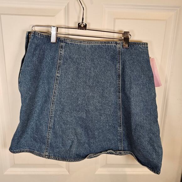 Vintage Abe For Honest Jeanswear Y2K Denim Skirt Size Large Deadstock NEW NWT - Picture 6 of 6